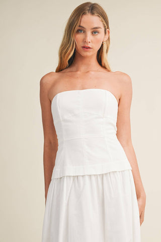 The Eyelet Darling Dress in White