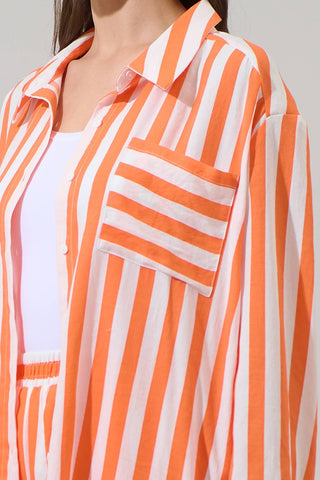 Taylor Striped Button Down
