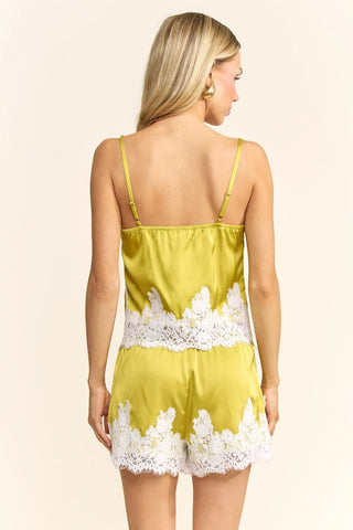 Lucille Satin Lace Shorts