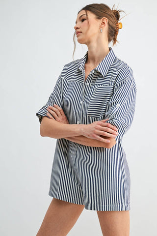 The Lakeside Striped Romper