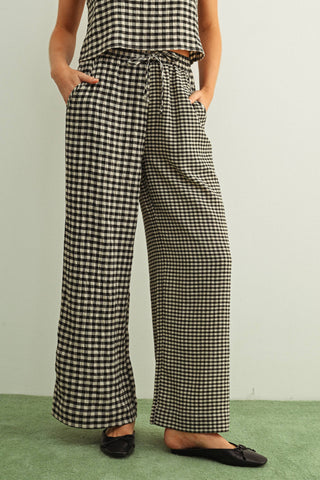 Bella Mixed Gingham Pant
