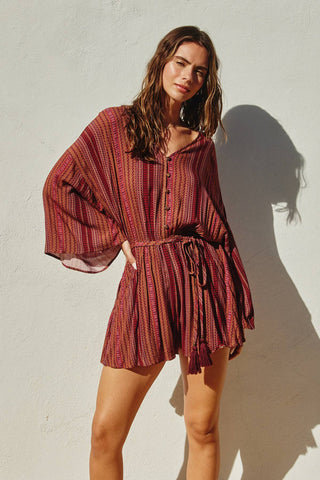 Athens Button-Up Romper
