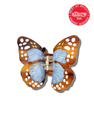 Hand-painted Boho Monarch Claw Hair Clip