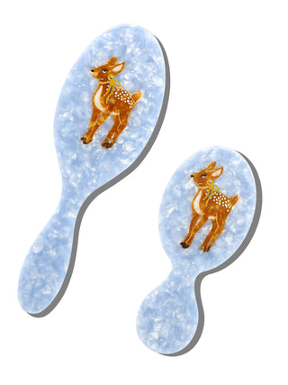 Hand-painted Fawn Brush