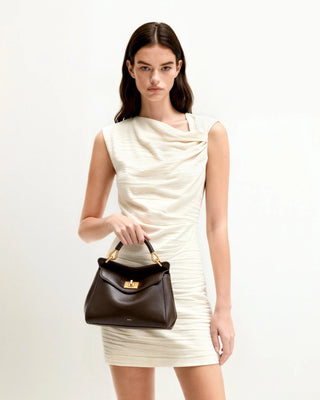 PREORDER - Lucia Classic Top Handle - Autumn Brown