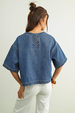 Danny Denim Top