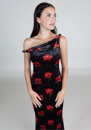 Pierce Velvet Twist Maxi