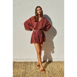 Athens Button-Up Romper