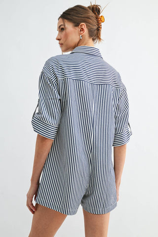 The Lakeside Striped Romper