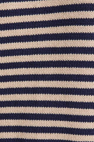 CANDY CREW NECK STRIPE SWEATER & WIDE LEG PANTS