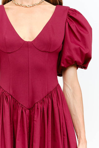Lydia Puff Sleeve Dress