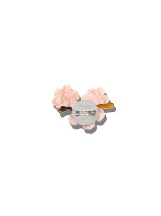 Hand-painted Cherry Blossom Brooch Pin
