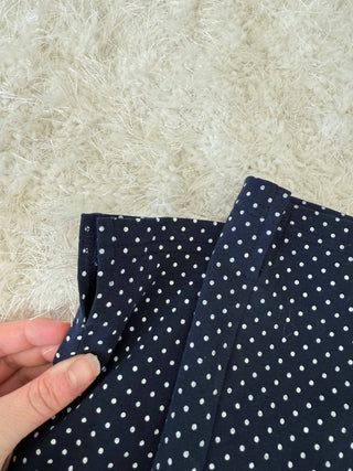 Sunkissed Coconut - Navy Blue Polka Dot Loungewear Pants-option1]-Fashion Pharmacy Boutique-Ada Oklahoma Clothing Store for Women