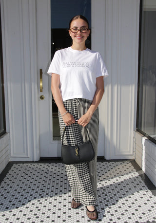 Bella Mixed Gingham Pant