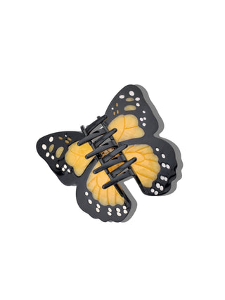 Hand-painted Monarch Butterfly Claw Hair Clip