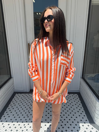 Taylor Striped Button Down