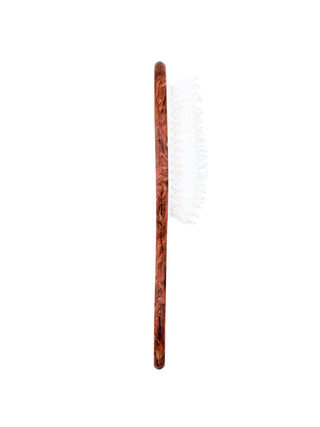Solar Eclipse - Hand-painted Bow Book Stack Amazing Hair Day Brush | Eco-Friendly
