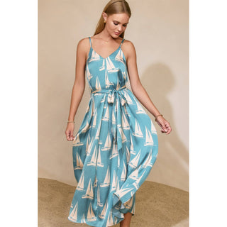 Santorini Coastal Dress