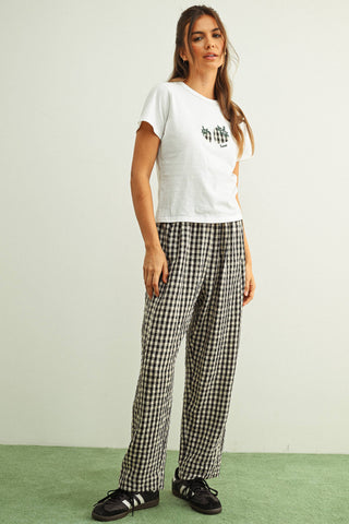 Becky Gingham Pant