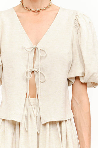 Sofie the Label - Aria Natural Blouse-option1]-Fashion Pharmacy Boutique-Ada Oklahoma Clothing Store for Women