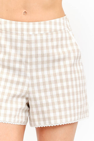 Sofie the Label - Marina Gingham Shorts-option1]-Fashion Pharmacy Boutique-Ada Oklahoma Clothing Store for Women
