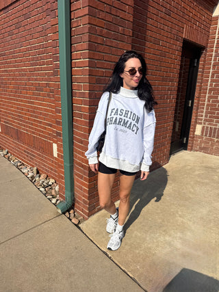 FASHION PHARMACY MOCK NECK