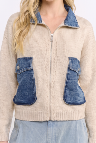 Whitney Knit Sweater Jacket