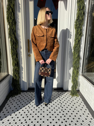 The Kami Timeless Suede Utility Cropped Jacket-Tops-option1]-Fashion Pharmacy Boutique-Ada Oklahoma Clothing Store for Women