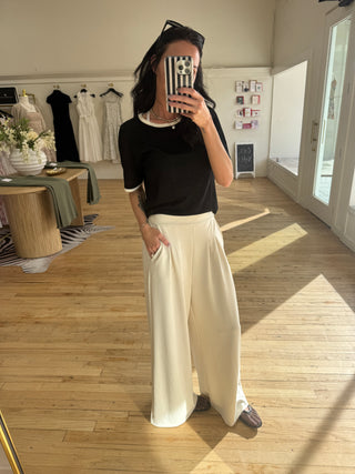 KYLA PANT IN BONE IVORY
