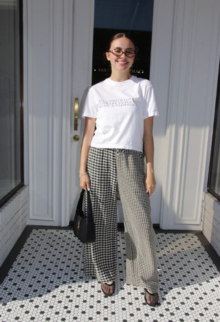 Bella Mixed Gingham Pant