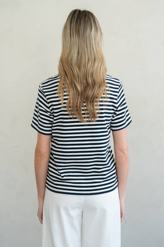 Charlie Striped Crewneck Tee