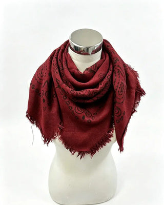 Bandana Scarf - Crimson