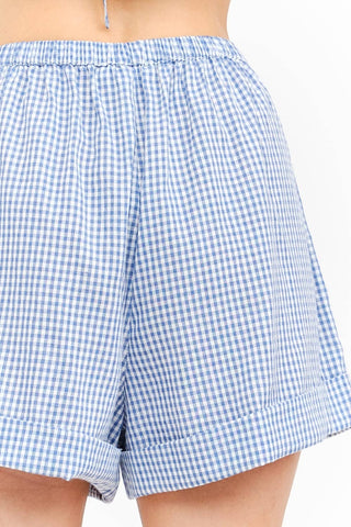 Sofie the Label - Skylar Shorts-option1]-BLUE-Fashion Pharmacy Boutique-Ada Oklahoma Clothing Store for Women