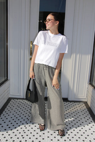 Bella Mixed Gingham Pant