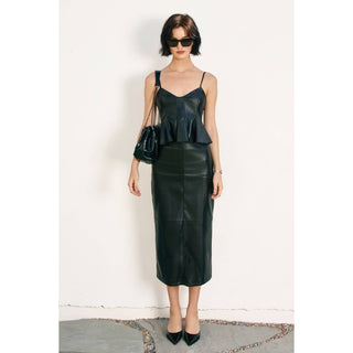 The Winona Leather Pencil Skirt