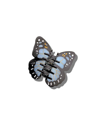 Hand-painted Monarch Butterfly Claw Hair Clip