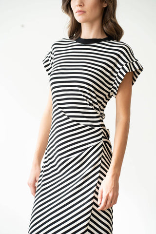 Veronica Striped Casual Dress