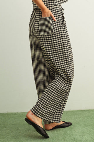 Bella Mixed Gingham Pant