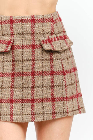 Claire Wool Tweed Skirt