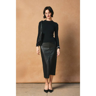 The Winona Leather Pencil Skirt