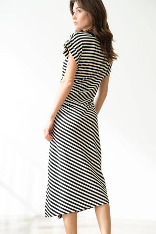 Veronica Striped Casual Dress