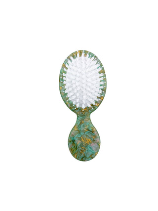 Hand-painted Lotus Handbag Hero Brush | Eco-Friendly