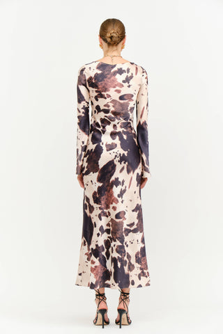 Kasey Cow Print Maxi Dress-Dresses-option1]-Fashion Pharmacy Boutique-Ada Oklahoma Clothing Store for Women