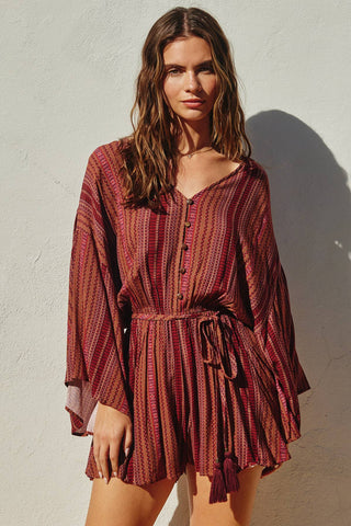 Athens Button-Up Romper