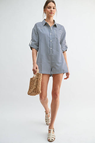The Lakeside Striped Romper