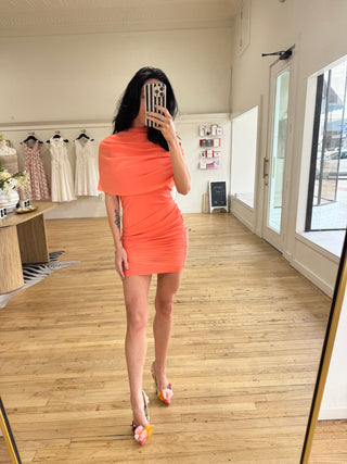 Cecily Draped Midi Dress