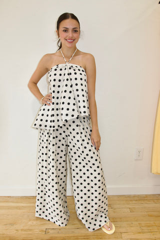 Stella Polka Dot Hatler Top