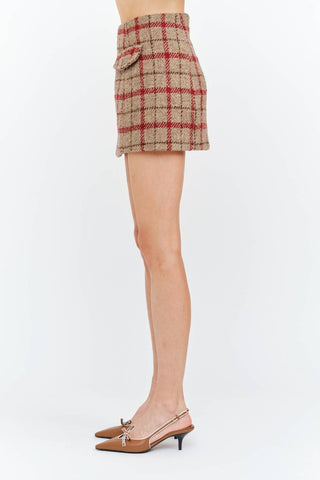 Claire Wool Tweed Skirt
