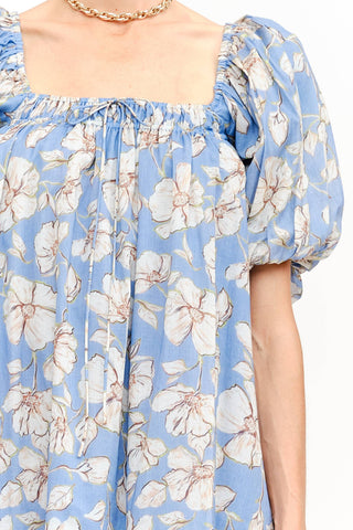 Sofie the Label - Maddy Blue Floral Dress-option1]-Fashion Pharmacy Boutique-Ada Oklahoma Clothing Store for Women