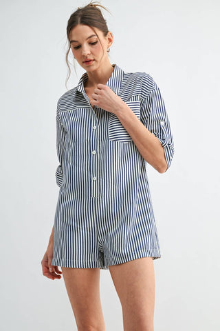 The Lakeside Striped Romper